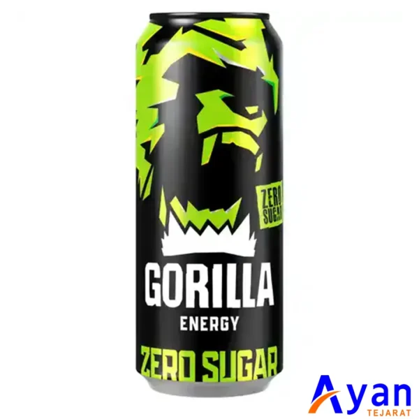 آبمیوه انرژی زا روسی گوریلا Gorilla Zero بدون قند 450 میل