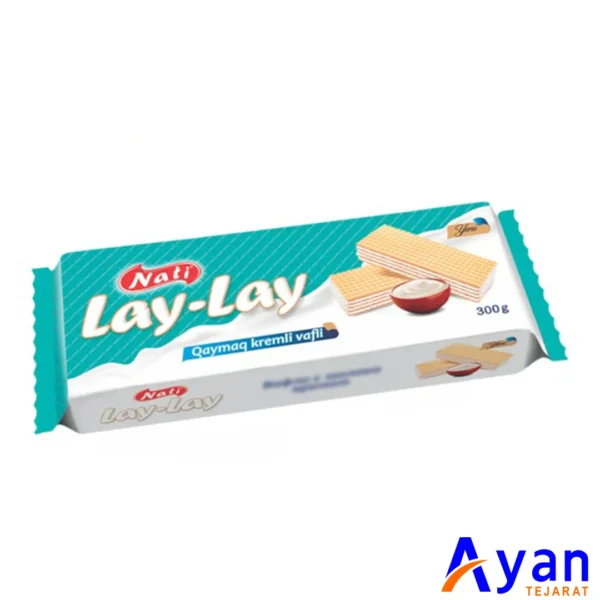 ویفر پر شده لای لای ناتی NUTI با کرم سرشیر 300 گرم