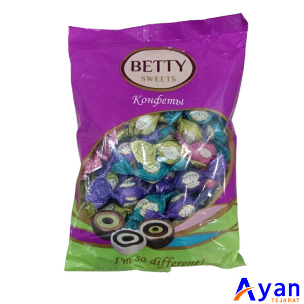 شکلات پذیرایی بتی BETTY ترکیب چهار طعم مختلف بسته 500 گرمی