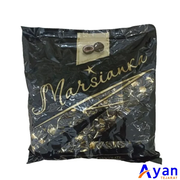 آب نبات مارسیانکا MARSIANKA مدل THREE CHOCOLATES بسته یک کیلوگرمی
