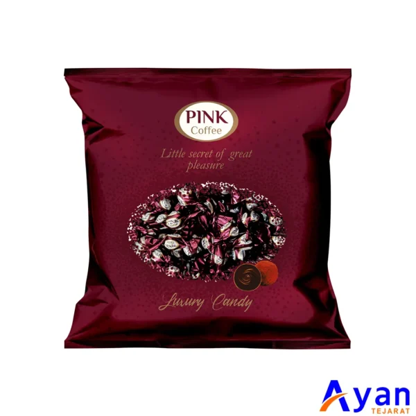 شکلات پذیرایی با مغز قهوه پینک PINK مدل COFFEE بسته 500 گرمی