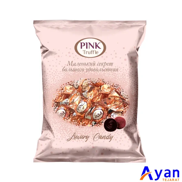 شکلات پذیرایی با مغز کاکائویی پینک PINK مدل COCOA TRUFFLE بسته 500 گرمی