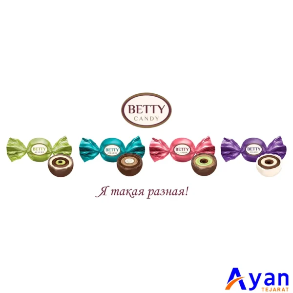 شکلات پذیرایی بتی BETTY ترکیب چهار طعم مختلف بسته 500 گرمی - Image 2