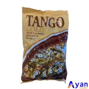 شکلات تانگو گلد اولدوز, Ulduz Tango Gold caramel peanuts, شکلات کاراملی با بادام زمینی 1 کیلویی, شکلات نوگا ULDUZ, تانگو گلد آذربایجان, خرید شکلات اولدوز اعیان تجارت, شکلات Halal TANGO GOLD, بهترین شکلات کاراملی با مغز بادام زمینی بو داده اولدوز ULDUZ مدل تانگو گلد 1 کیلویی, شکلات لوکس آذربایجان با نوگا و کارامل نرم TANGO GOLD مناسب عید, بسته 1 کیلویی شکلات Halal تانگو گلد برای مهمانی‌های خانوادگی, خرید آنلاین شکلات اولدوز اصل از آذربایجان اعیان تجارت, شکلات کاراملی تانگو گلد با طعم بادام زمینی برای هدیه نوامبر 2025
