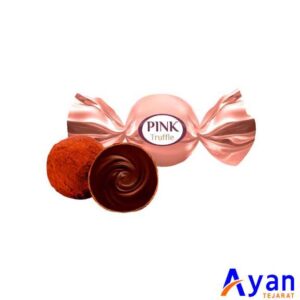 شکلات پذیرایی با مغز کاکائویی پینک PINK مدل COCOA TRUFFLE بسته 1000 گرمی